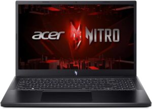 Notebook Gamer Acer Nitro V ANV15-51-57WS Intel® Core™ i5-13420H 13ªGeração 512SSD 8GB Nvidia® GeForce® RTX 3050 GDDR6 Linux Gutta 15,6'