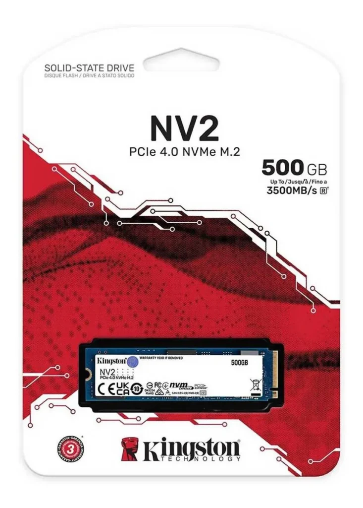 SSD Kingston NV2 foto de capa